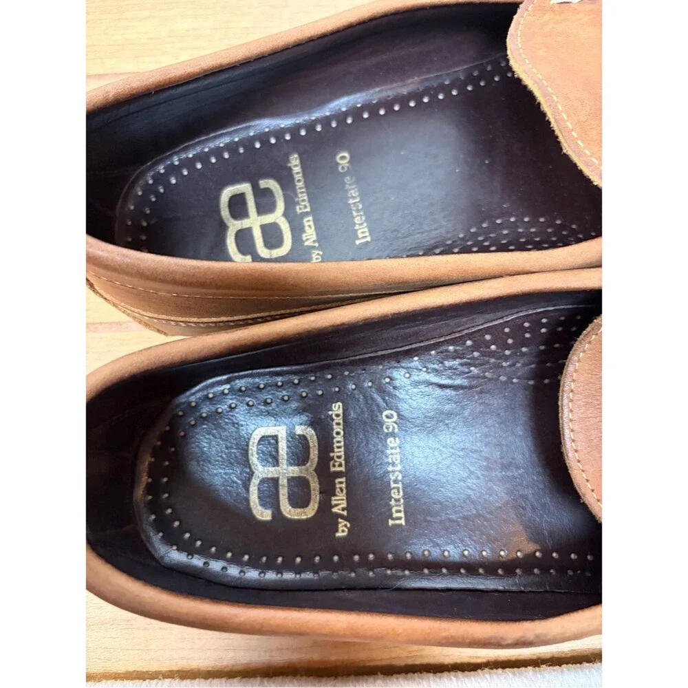 Allen Edmonds Interstate Driving 90 Loafers 9 D